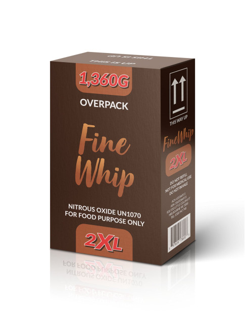 FineWhip 2XL 1,360G 2.2L Cylinder Tank Carton (2 Cylinders)