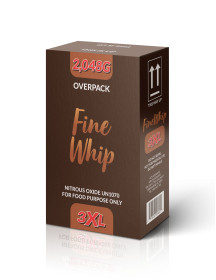 FineWhip 3XL 2,048G 3.3L Cylinder Tank Carton (2 Cylinders)