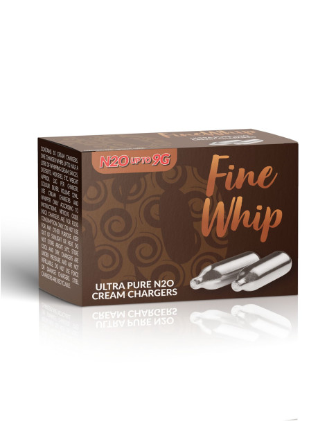 FineWhip Cream Chargers 10 Pack Carton (360 Bulbs)