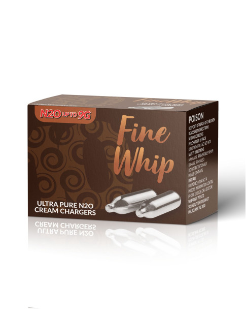 FineWhip Cream Chargers 10 Pack Carton (360 Bulbs)