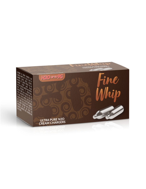 FineWhip Cream Chargers 50 Pack Carton (600 Bulbs)