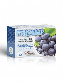 InstaWhip Blueberry Infusion Chargers 10 Pack (10 Bulbs)