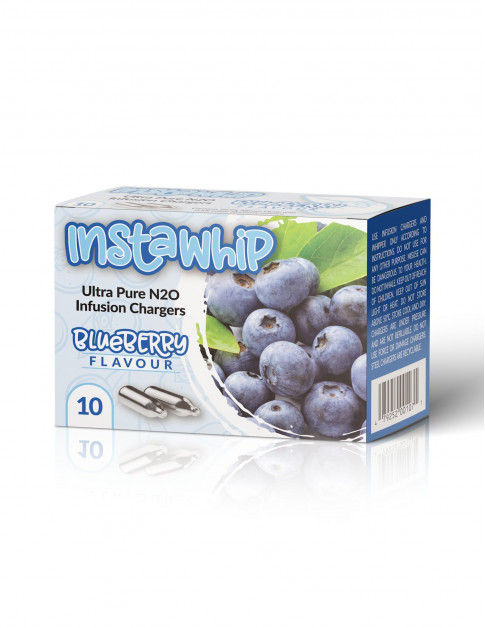 InstaWhip Blueberry Infusion Chargers 10 Pack (10 Bulbs)