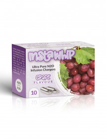 InstaWhip Grape Infusion Chargers 10 Pack (10 Bulbs)