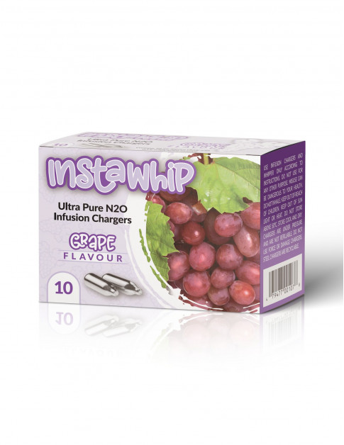 InstaWhip Grape Infusion Chargers 10 Pack (10 Bulbs)