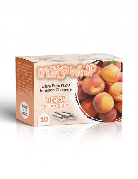 InstaWhip Peach Infusion Chargers 10 Pack (10 Bulbs)