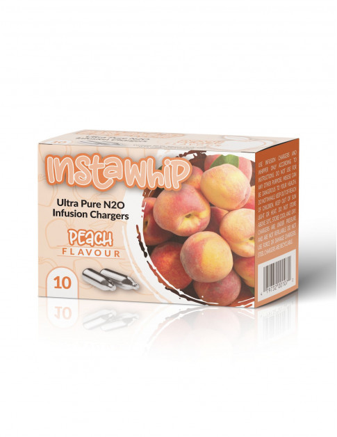 InstaWhip Peach Infusion Chargers 10 Pack (10 Bulbs)