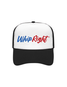 WhipRight Trucker Cap Single Logo Black