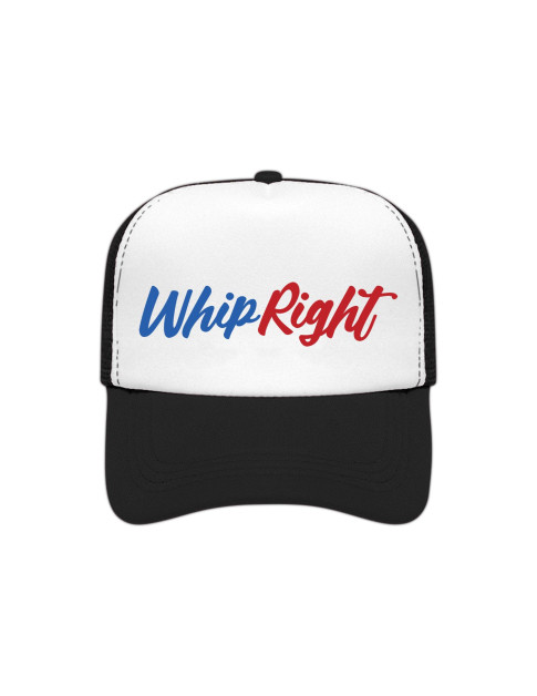 WhipRight Trucker Cap Single Logo Black