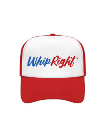 WhipRight Trucker Cap Single Logo Red