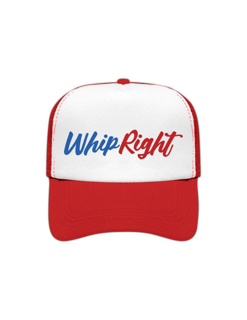 WhipRight Trucker Cap Single Logo Red