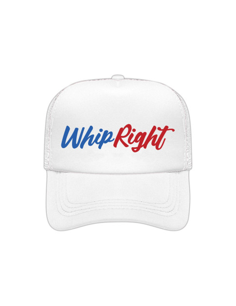 WhipRight Trucker Cap Single Logo White